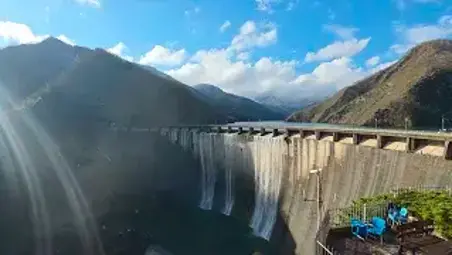 Diga di Ridracoli, una suggestiva cascata di primavera VIDEO