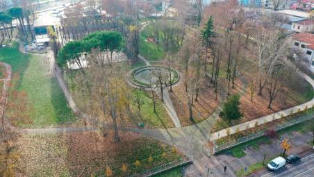 Il parco del Tondo di Lugo, dove è avvenuto il pestaggio