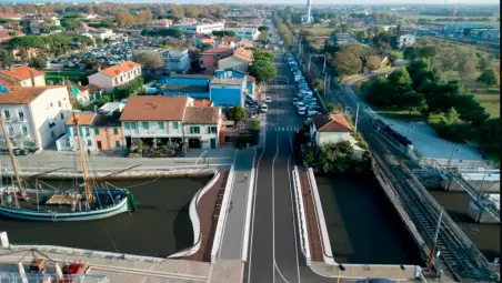 Il rendering del nuovo ponte che sarà inaugurato all’inizio del 2027