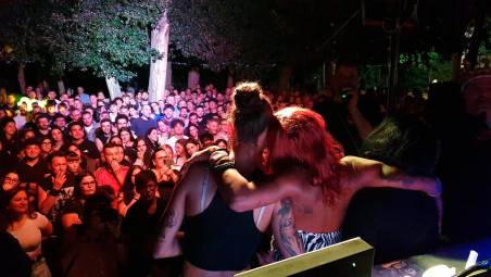 Un momento di “Nottambula” (foto dalla pagina Fb)