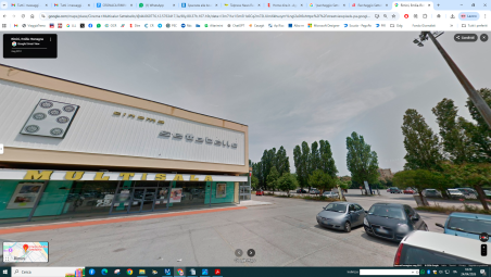 L’area del cinema Settebello