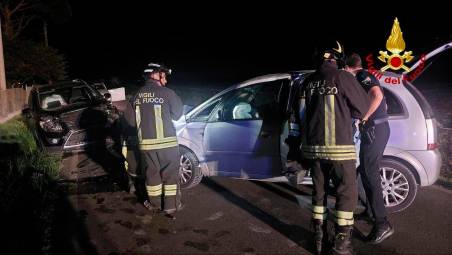 Cesena, incidente frontale nella notte: tra i feriti un bimbo di 3 mesi