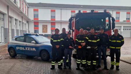 Il divaricatore è stato per ora consegnato ai Vigili del Fuoco reggiani