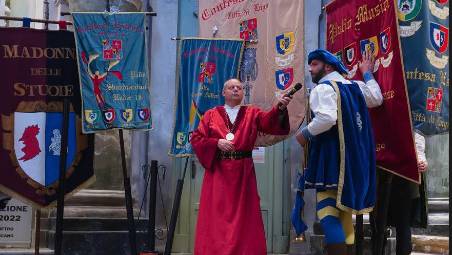 Lugo, Contesa Estense: benedizione e giuramenti dei gruppi rionali