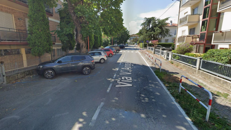 Un tratto di Via Angeli