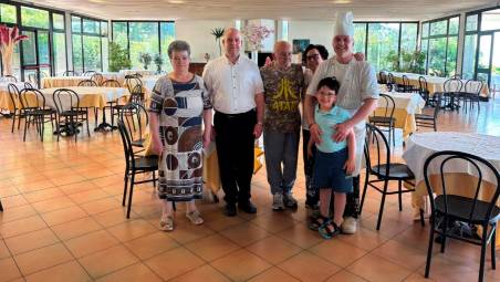 La famiglia che ha gestito il ristorante