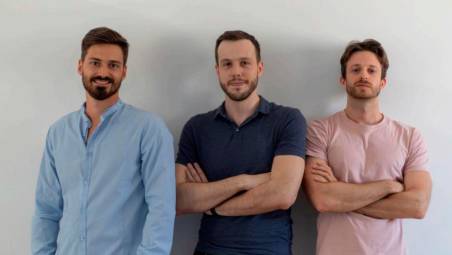 I fondatori di Maf: Riccardo Fuzzi, Alessandro Del Grano e Massimo Caroli