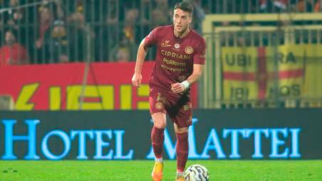 Cristiano Bani in azione con la maglia del Ravenna (Fiorentini)