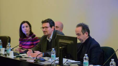 Il sindaco Barattoni e l’assessore ai Lavori Pubblici Cameliani