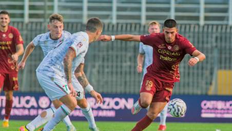 L’attaccante ravennate Cristian Spini (foto MASSIMO FIORENTINI)