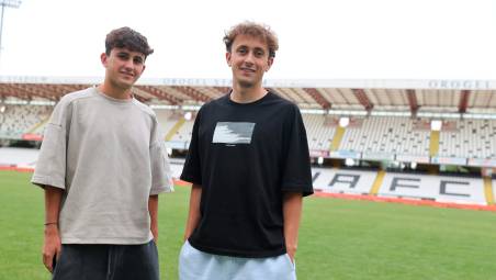 I fratelli Filippo e Tommaso Berti hanno lasciato Cesena: il grande alla Cremonese, il piccolo alla Recanatese (foto Zanotti)