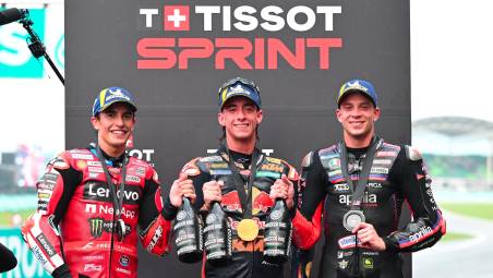 MotoGp, Sprint Race: in Malesia, Bezzecchi si prende il 3° posto alle spalle di Acosta e Marc Marquez