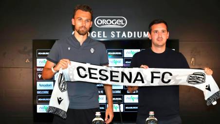 Emil Bohinen e il diesse Andrea Mancini (foto e video Zanotti)