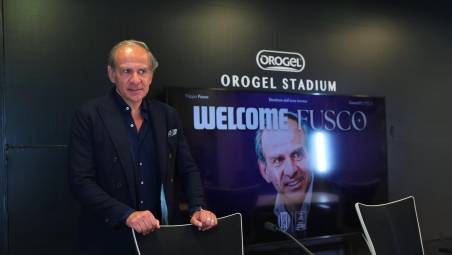 Filippo Fusco nel giorno della presentazione alla stampa (foto Gianmaria Zanotti)