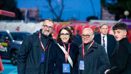 La presidente Stefania Di Salvo e il direttore sportivo Antonio Di Battista foto TOMMASO MOROSETTI