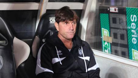 L’allenatore del Cesena Michele Mignani