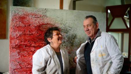 Ravenna. Apre al pubblico l’atelier della moglie scomparsa: «Nel ricordo di Stefania, il nostro studio è uguale a quando ci ha lasciato»