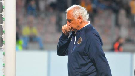 Andrea Mandorlini ieri sera al Benelli (foto Fiorentini)
