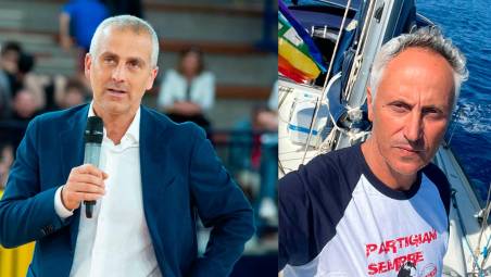 Il sindaco di Rimini Jamil Sadegholvaad e il senatore riminese Marco Croatti