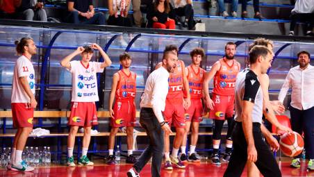 Il coach Emanuele Di Paolantonio (foto Mauro Monti)