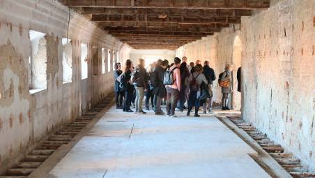 Il cantiere di palazzo Oir (Foto Zanotti)