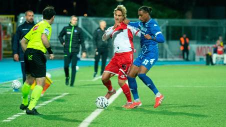 Un duello tra Nicholas Rizzo e Lorenzo D’Agostini (foto Tommaso Morosetti)