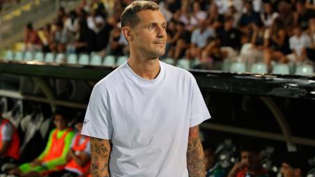 L’allenatore del Cesena Alessandro Diamanti
