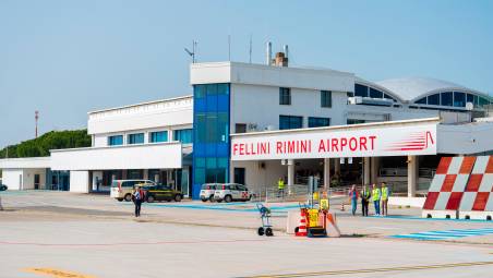 Rimini, più spazio per i passeggeri dell’aeroporto Fellini