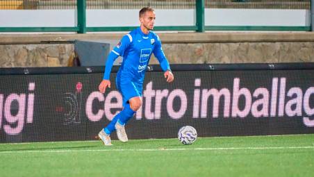 Luca Ercolani ha vestito la maglia del Forlì nelle giovanili e ora è un punto fermo della difesa della Pianese