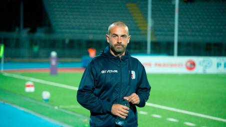 Il tecnico biancorosso Filippo D’Alesio