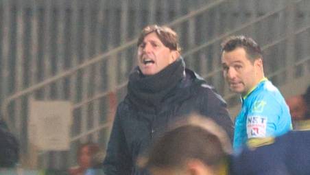 L’allenatore del Cesena Michele Mignani (Zanotti)