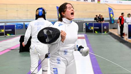 La grintosissima esultanza di Mariachiara Testa dopo la vittoria sulla norvegese Ada Sofie Gildernes