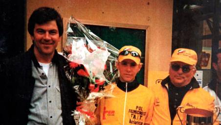 Una foto dei “tempo d’oro” di Ezio Turci con Manuel Belletti e Tonino Buda