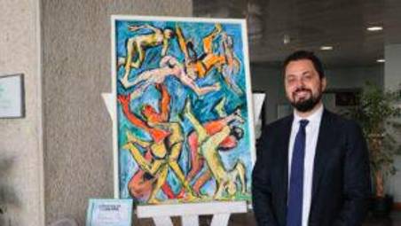 Omaggio a Dario Fo: esposta una sua opera alla Sala consiliare della Regione