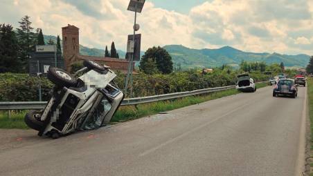 Brisighella. Scontro sulla Provinciale, un ferito al Bufalini