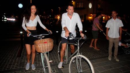 Matteo Salvini ieri sera a Cervia (Fotoservizio Massimo Fiorentini)