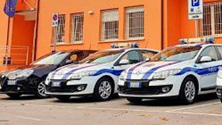 Auto della Polizia locale dell’Unione Rubicone Mare