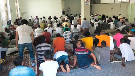 Il centro islamico in centro, a Borgo Marina, che è stato chiuso circa 20 giorni fa