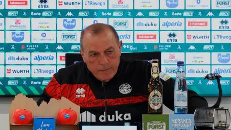 Fabrizio Castori oggi in conferenza stampa