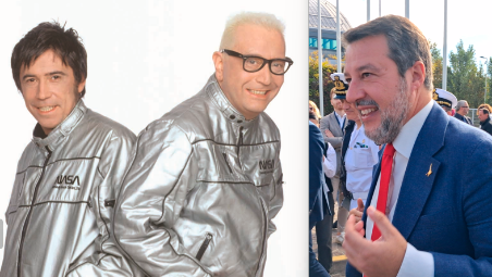 I Righeira e il ministro Matteo Salvini