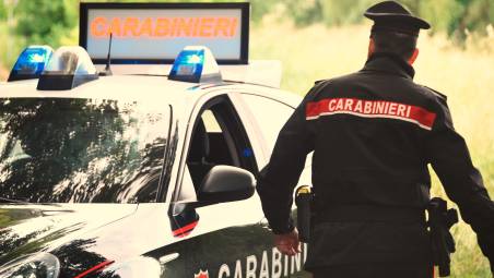 Un carabiniere in azione