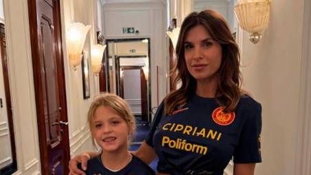 Ravenna-Gubbio con Elisabetta Canalis in tribuna