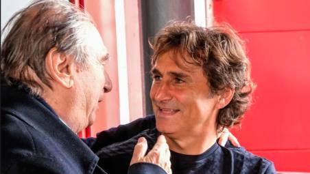 Il dottor Claudio Costa con Alex Zanardi (foto Mauro Monti Mmph)