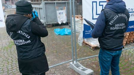 Il sopralluogo in ospedale