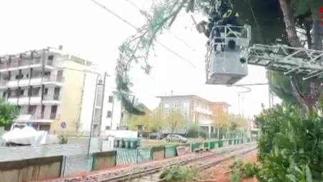 L’intervento sulla linea ferroviaria