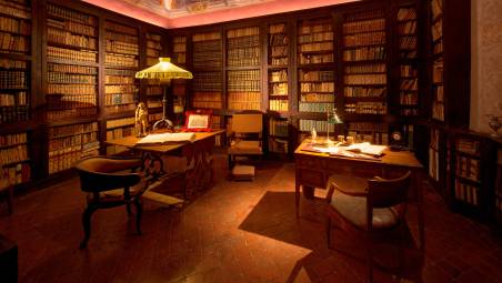 La biblioteca di Palazzo Tozzoni