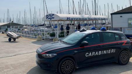 I carabinieri al Ravenna Yacht Club