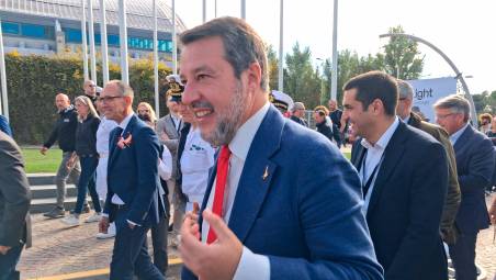 Il ministro delle Infrastrutture e dei Trasporti Matteo Salvini