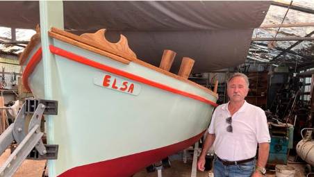Cesenatico, la lancia Elsa pronta a tornare in mare