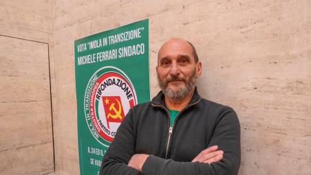 Il candidato sindaco di Rifondazione comunista Michele Ferrari